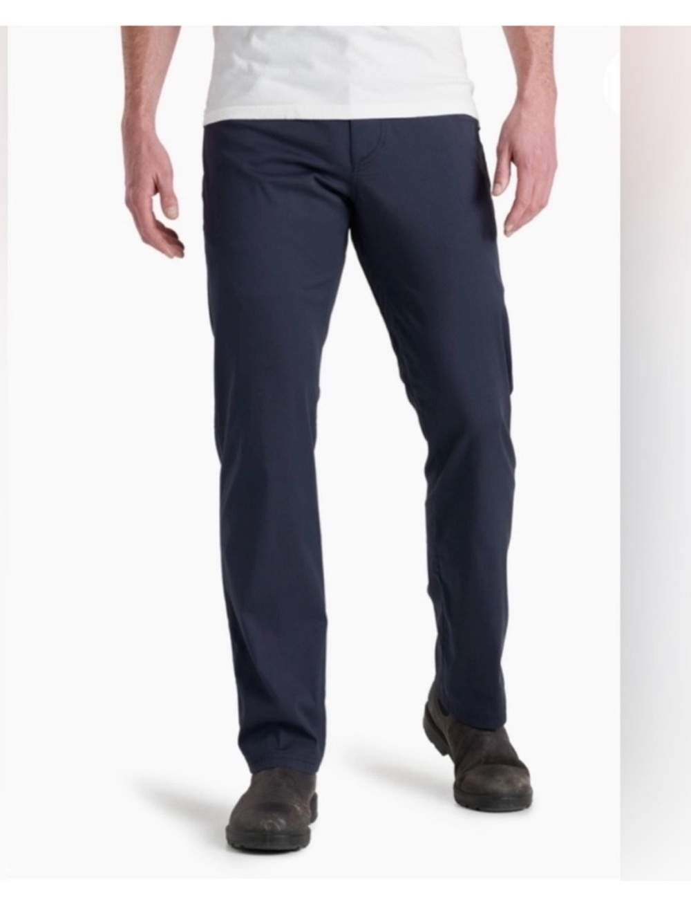 KUHL Men's Weekender Stretch Ripstop Zip Ankle Hiking Pants Navy 32X32